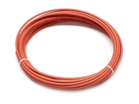 Plastic welding rod PE-HD 4mm round Orange (RAL2008) 10 Meter